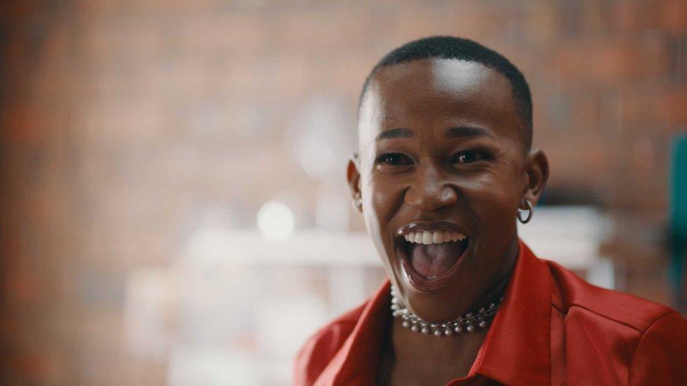 Katlego Moloke as Alex, a non-binary student in Youngins