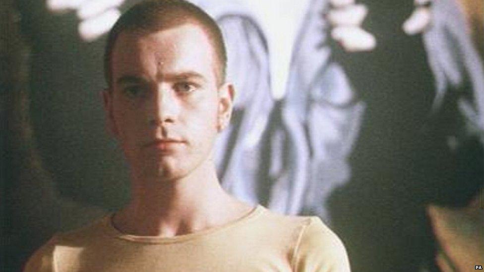Ewan MacGregor as Renton in Trainspotting