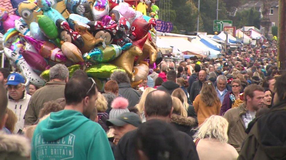 A photo from the Goose Fair