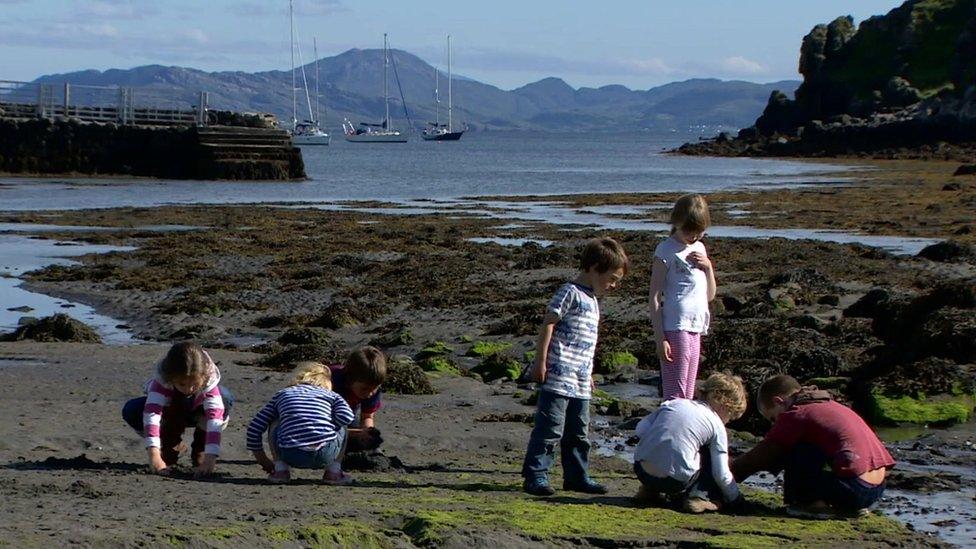 Isle of Muck pupils