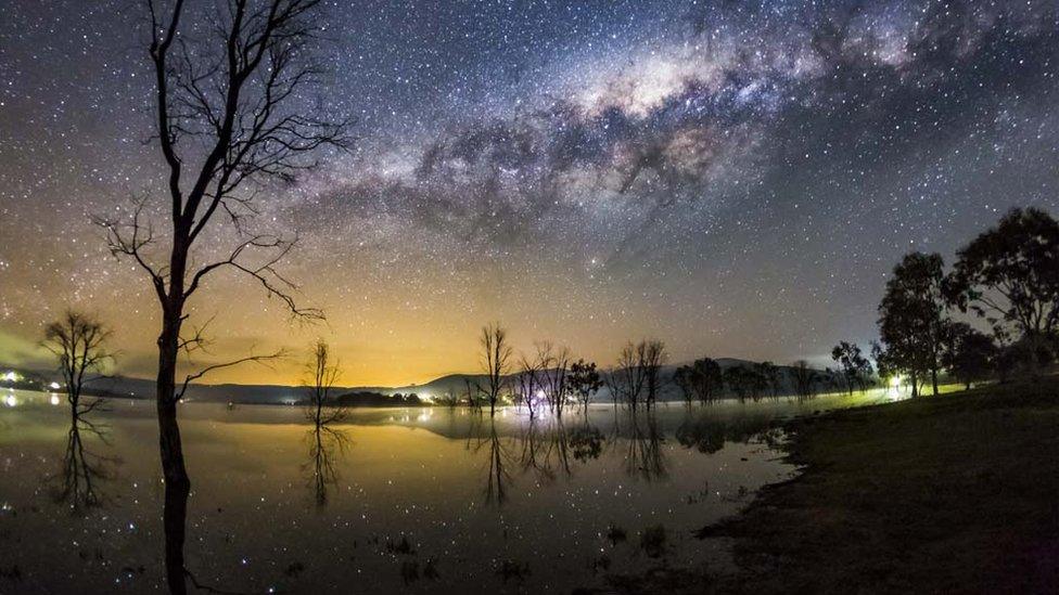 Milky Way over Bonnie Doon by Neil Creek