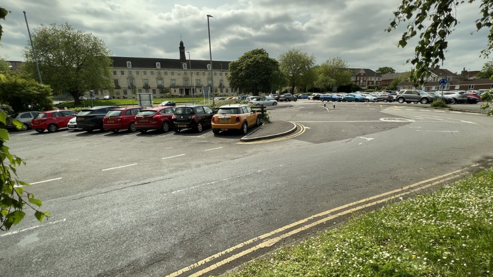 The East Wing car park now