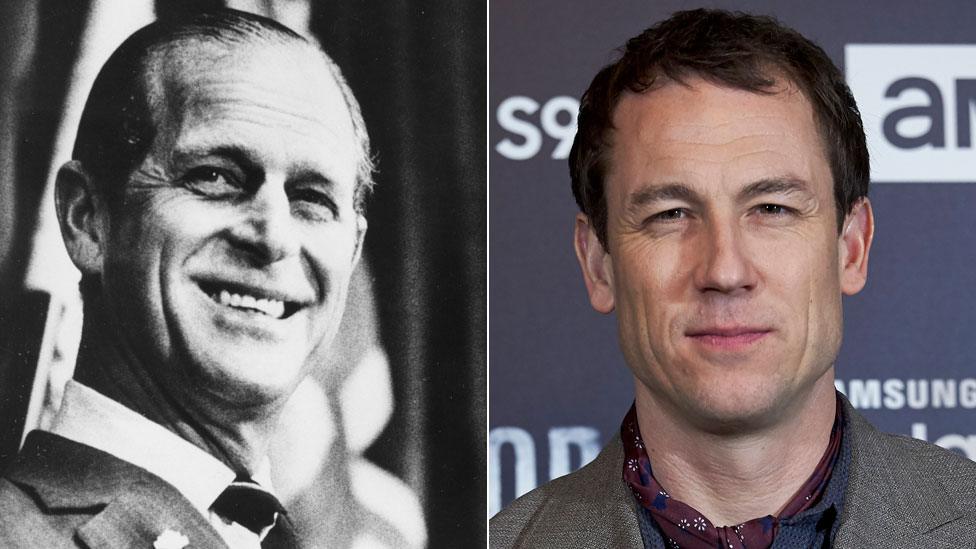 Prince Philip and Tobias Menzies