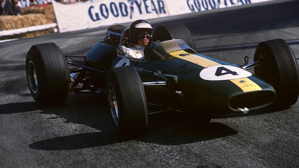 Jim Clark in action