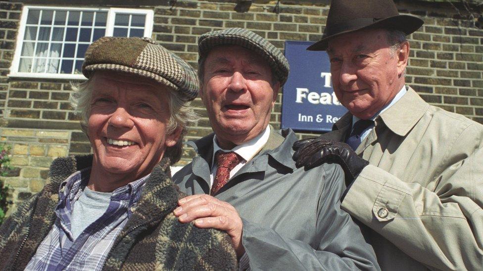 Tom Owen as Tom, Peter Sallis as Clegg, Frank Thornton as Truly