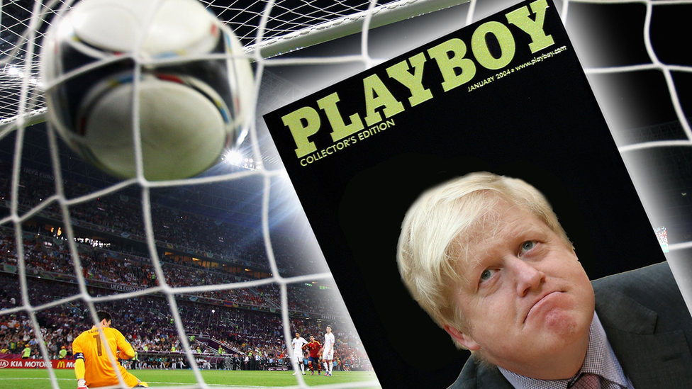 Boris Johnson, Playboy and a football