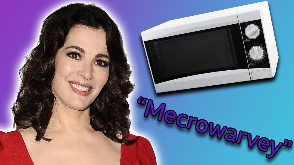 Nigella Lawson TV chef breaks the with unique way of saying