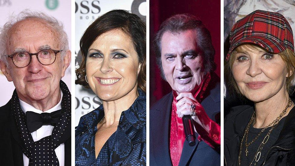 Jonathan Pryce, Alison Moyet, Englebert Humperdinck and Lulu