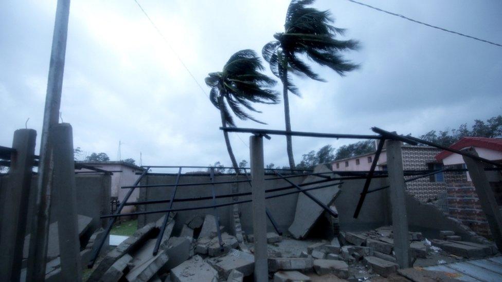 Damage to coastal areas in eastern India after Cyclone Yaas hit