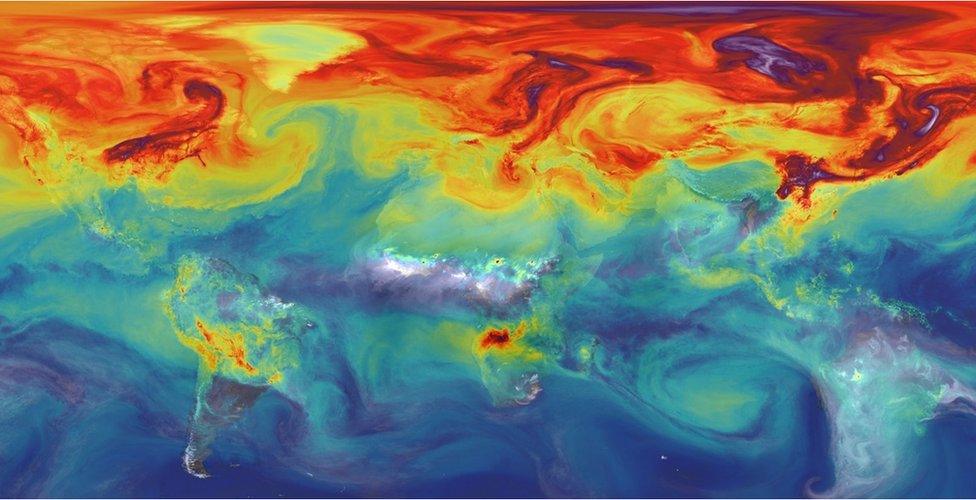 CO2 map