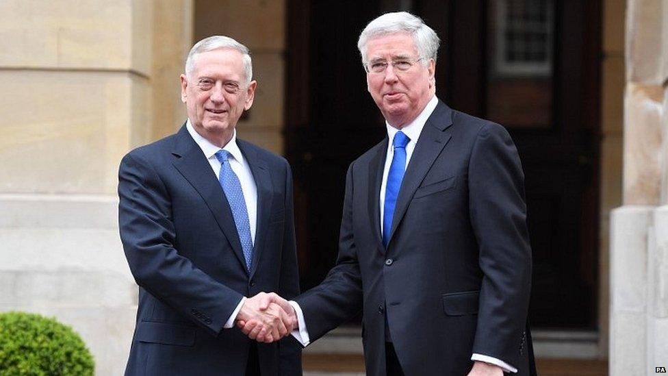 James Mattis and Michael Fallon