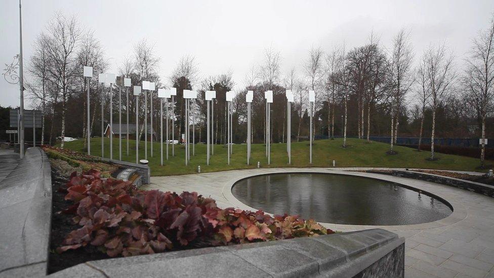 A memorial garden has since been opened in Omagh to remember the victims