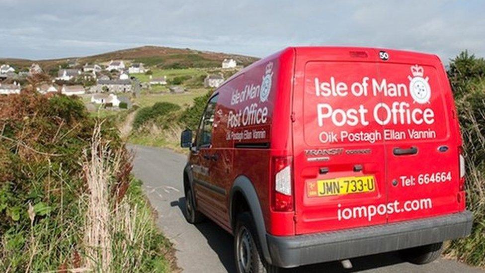 Isle of Man Post Office Van