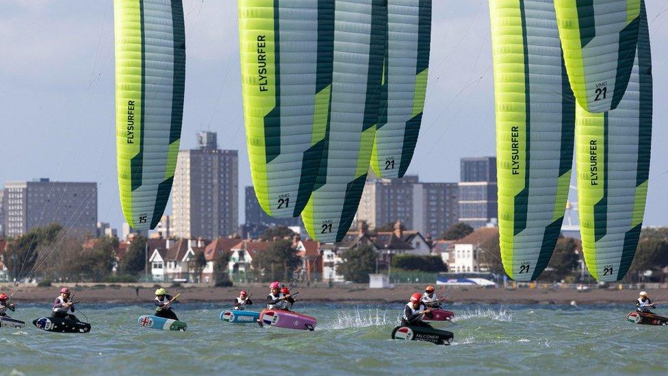 Formula Kite European Championships off Eastney