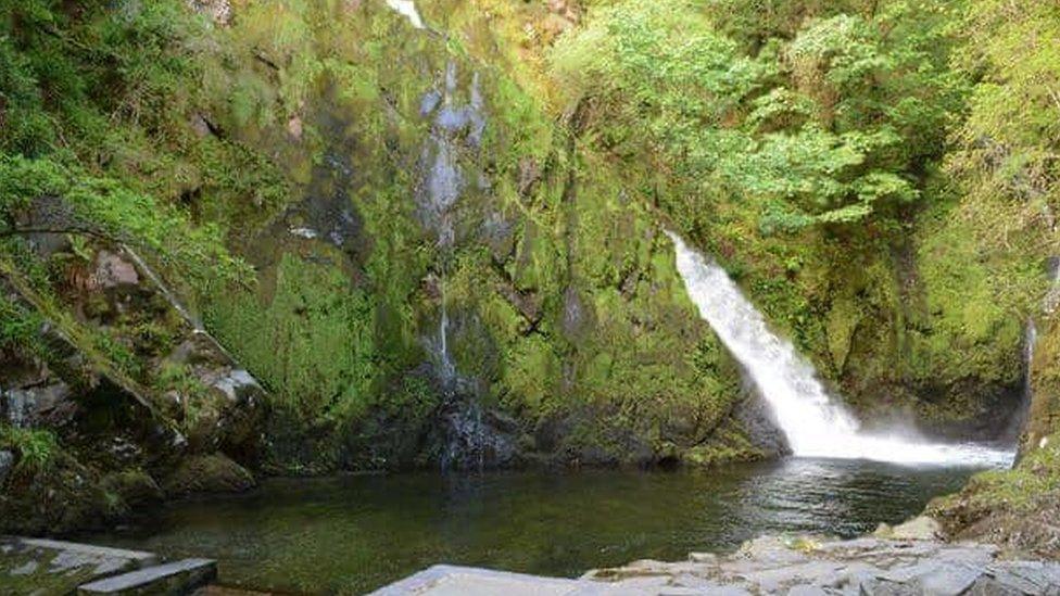 Llanberis Waterfall