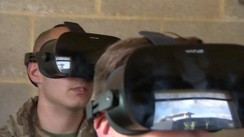 Soldier on a training exercise on Salisbury Plain (14th October 2021)