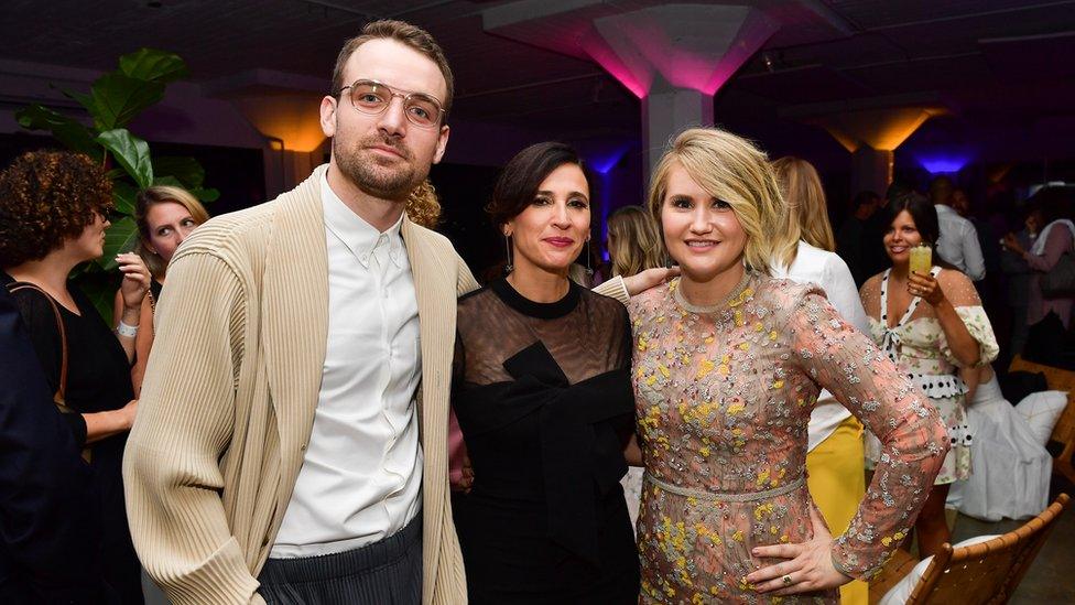 Jillian Bell and co-stars Michaela Watkins and Micah Stock