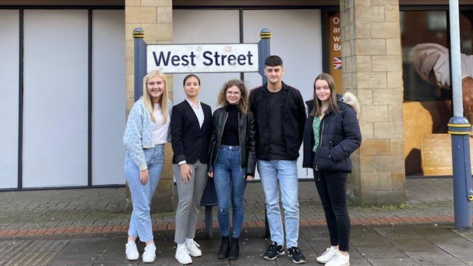 Hannah Youds and her fellow students who have set up the campaign