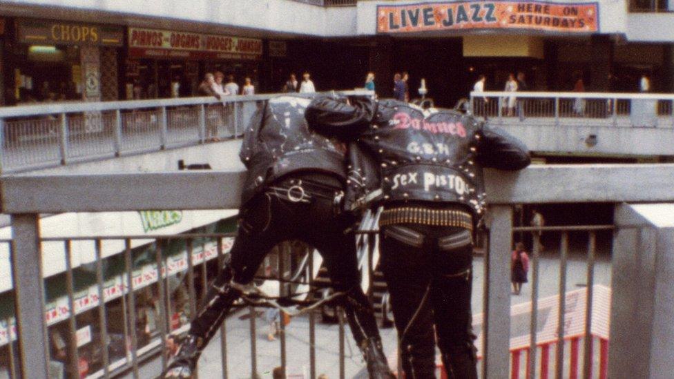 Punks at Victoria Shopping Centre