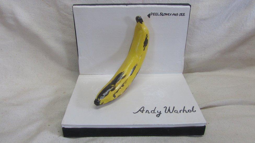 Ceramic version of The Velvet Underground and Nico