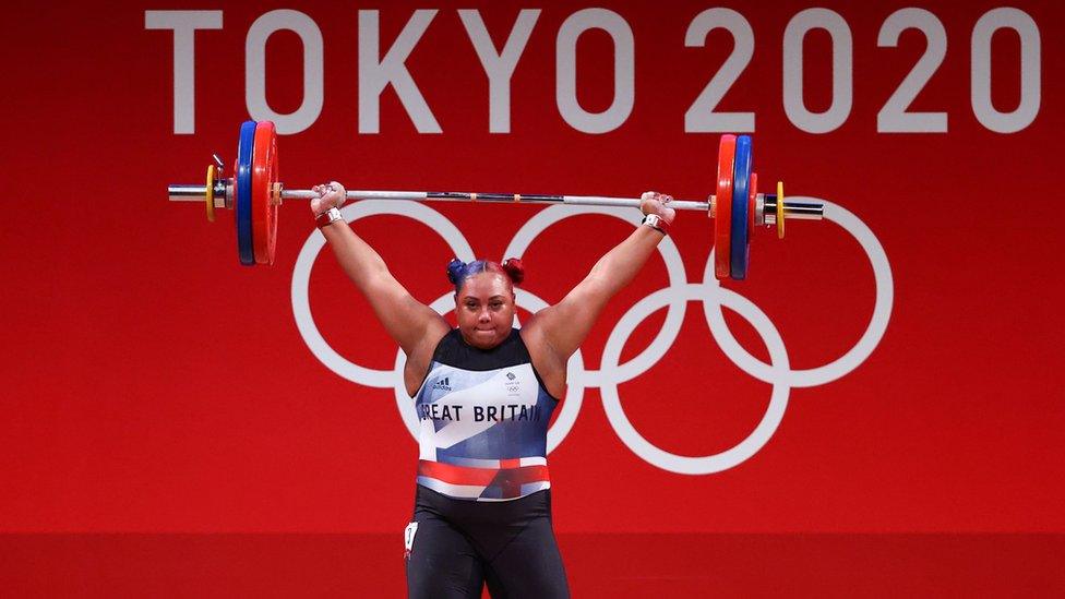 Weightlifter Emily Campbell