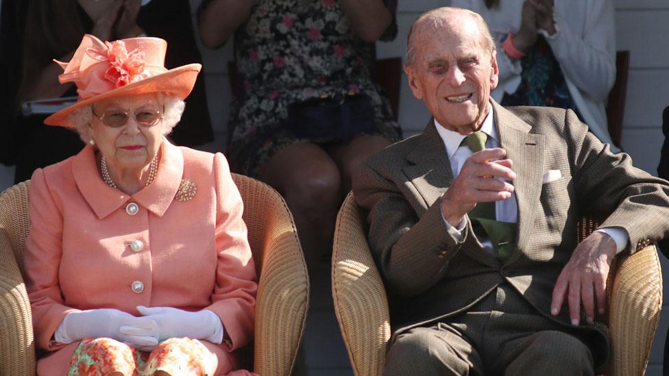 The Queen and Prince Philip at the Guards Polo Club in June 2018