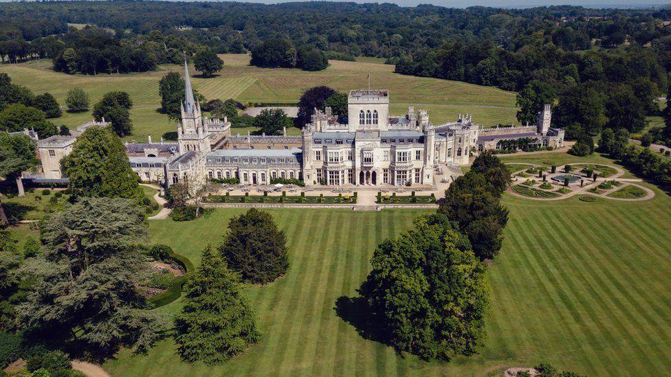 Aerial view of Ashridge House