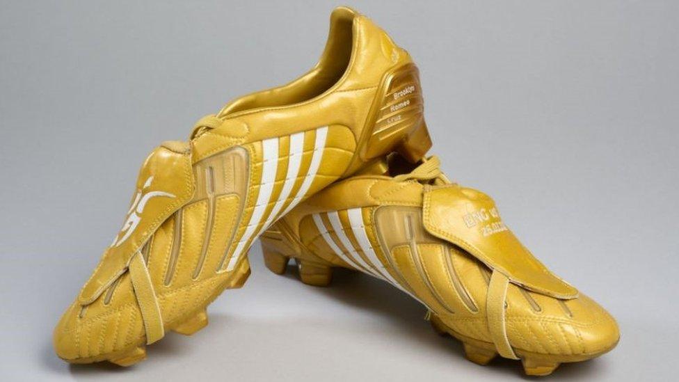 Golden boots