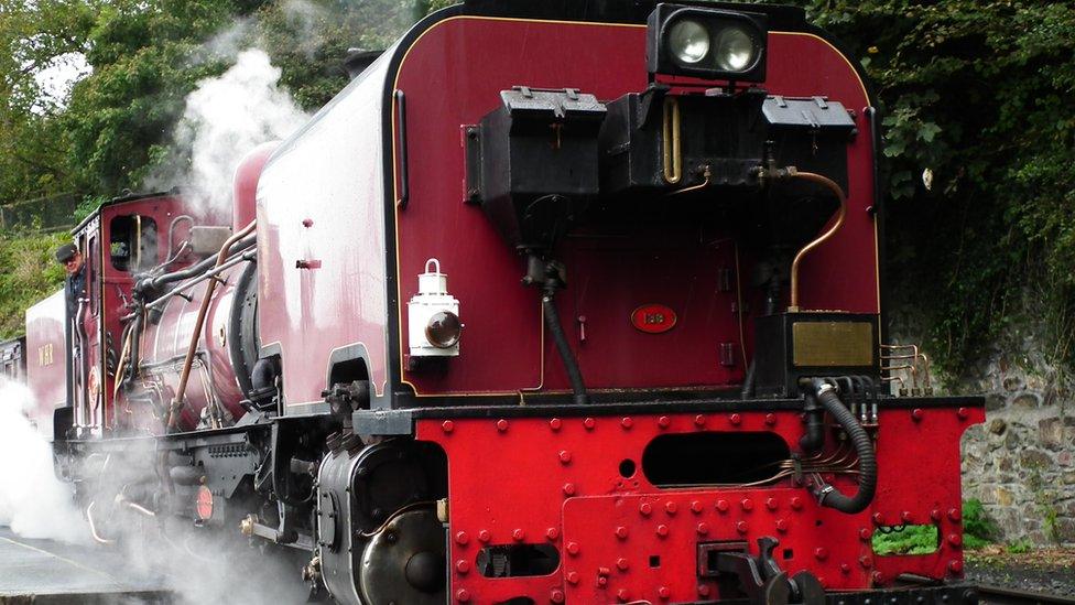 It was full steam ahead for Paul Thompson during his visit to the Welsh Highland Railway in Caernarfon