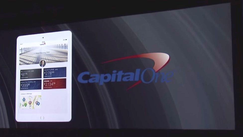 Video screengrab from Capital One presentation