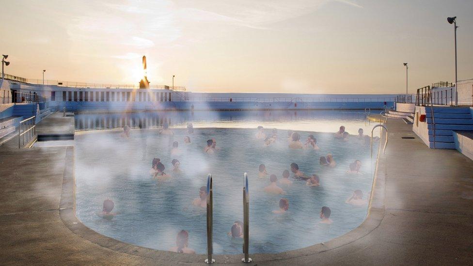 CGI image of what the geothermal pool will look like