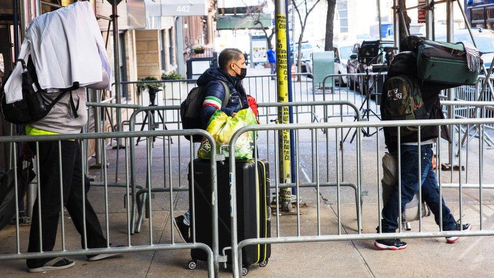 Migrants in New York City