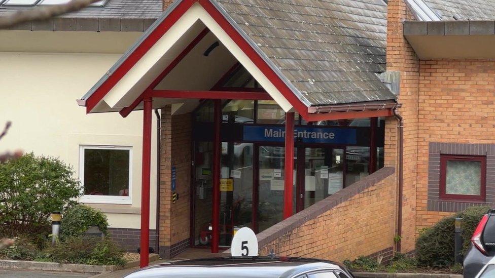 Dawlish Community Hospital entrance