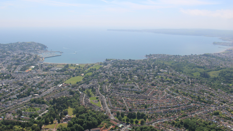 Aerial of Torbay