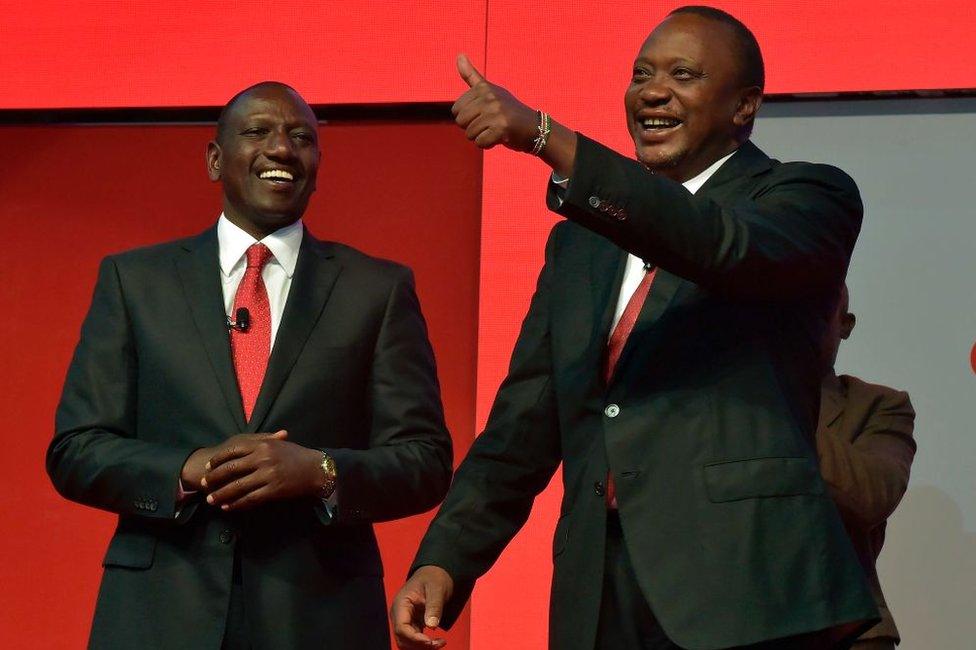 Uhuru Kenyatta and William Ruto