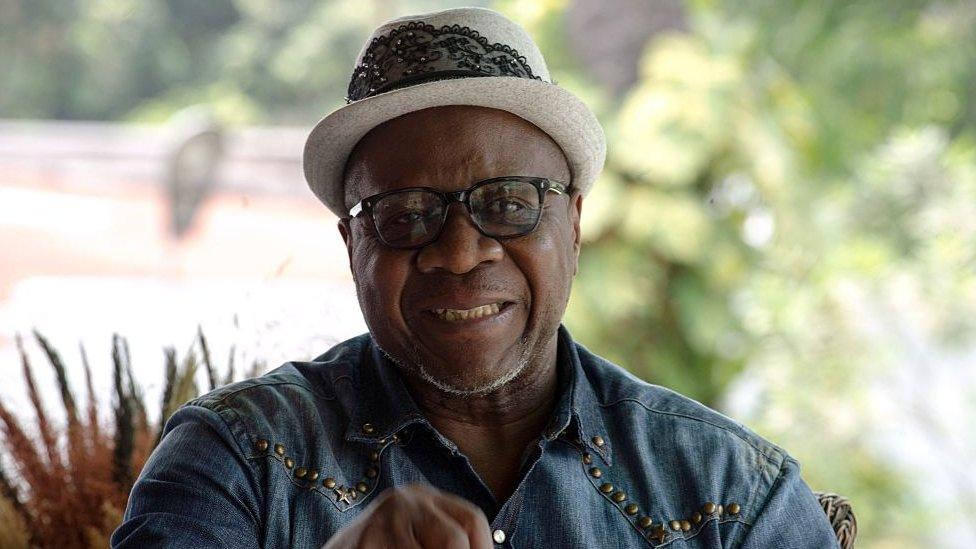 Papa Wemba pictured in Kinshasa, 2014