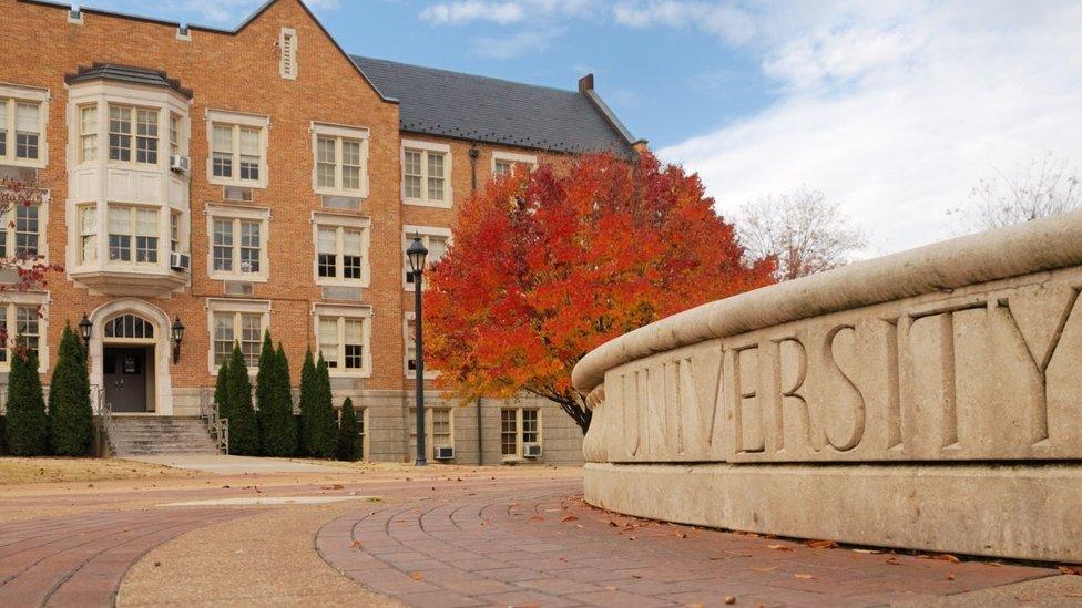 University in autumn