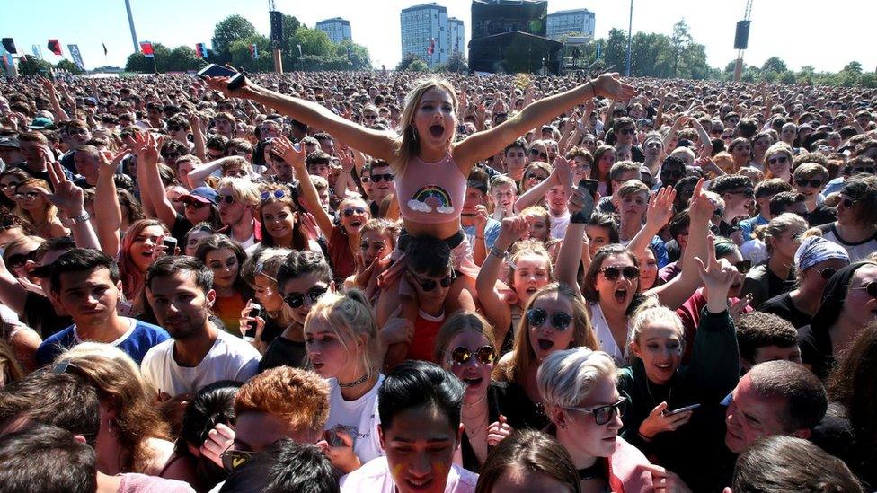 Fans at TRNSMT festival