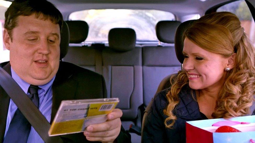 Peter Kay and Sian Gibson in Car Share