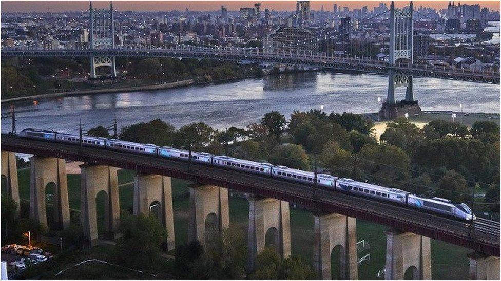 Amtrak train