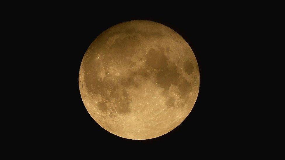 The Moon in Matlock Bank, Derbyshire