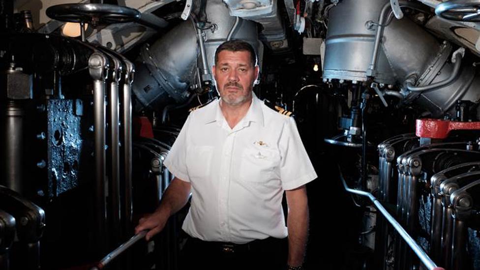Submarine Lt Cmdr Charlie Neve