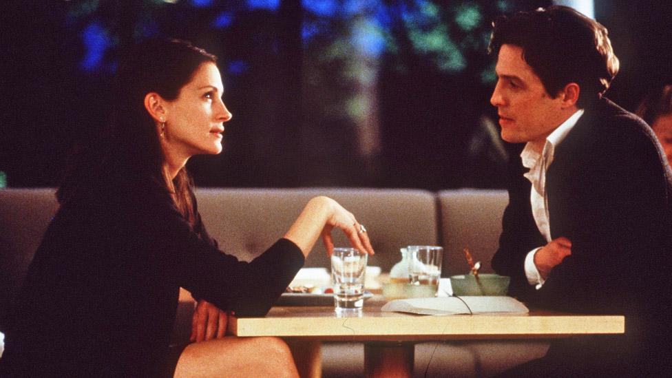 Julia Roberts and Hugh Grant in Notting Hill