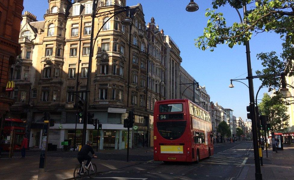 Junction of Oxford Street and Harewood Place