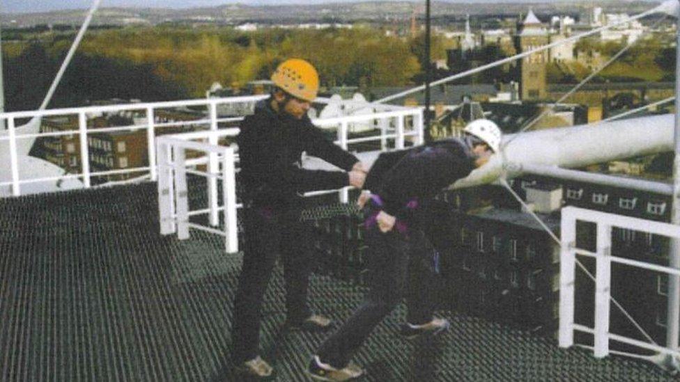 Artist impression of Principality Stadium zip line