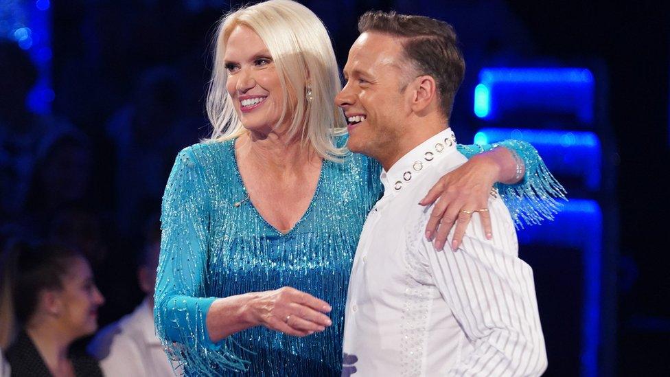 Anneka Rice and Kevin Clifton