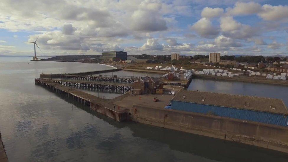 Buckhaven from the air