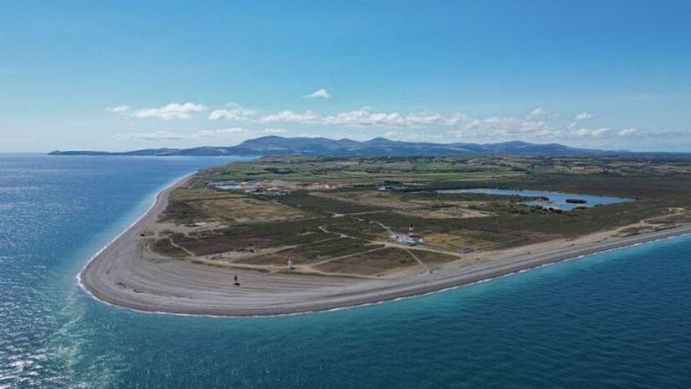 The Point the Ayre from the air