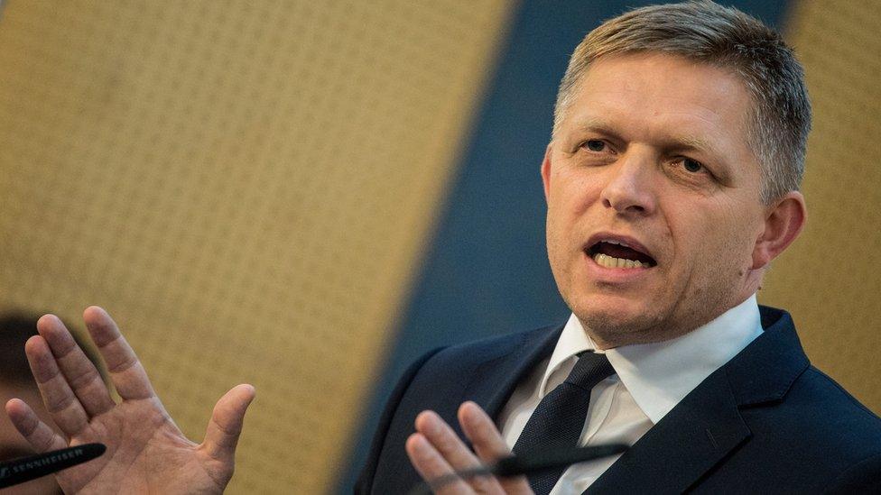 Slovak PM Robert Fico (file pic)