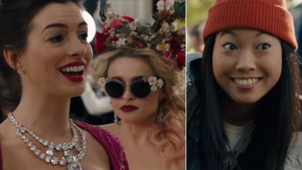 Anne Hathaway, Helena Bonham Carter and Awkwafina